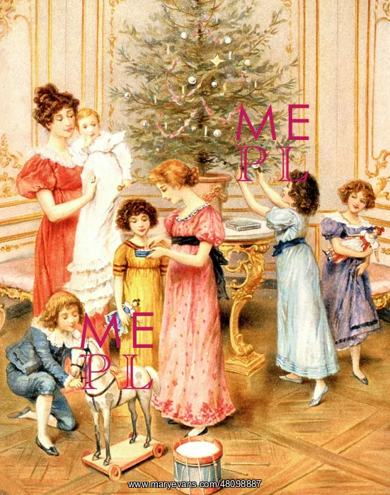 : Family on Christmas morning : Family on Christmas morning