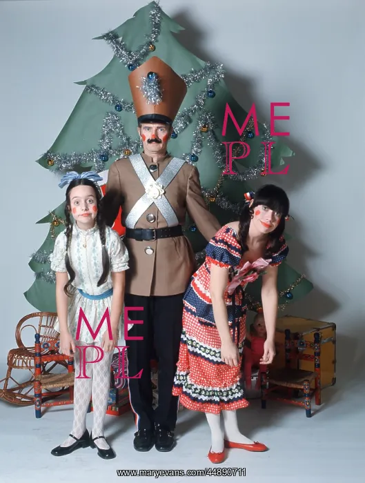  : Family In Costume Posing As Christmas