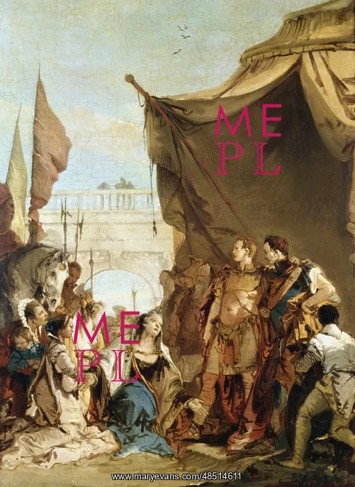 : Family of Darius before Alexander'. After battle : Family of Darius before Alexander'. After battle
