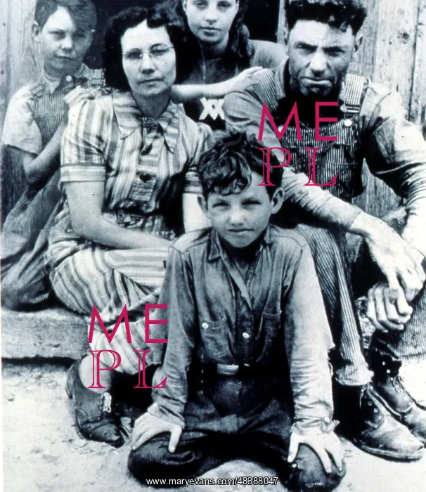 : US family during the Depression, the great economic : US family during the Depression, the great economic