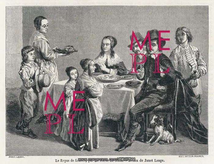  : FAMILY DINNER / 17THC