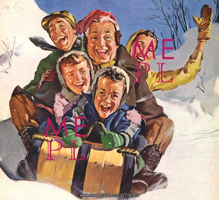  : Family Fun on Sled