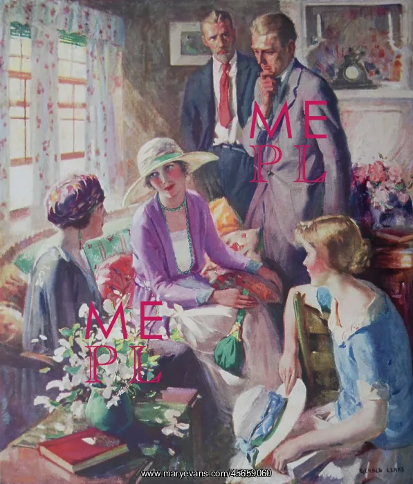  : Family Gathering, Delineator magazine