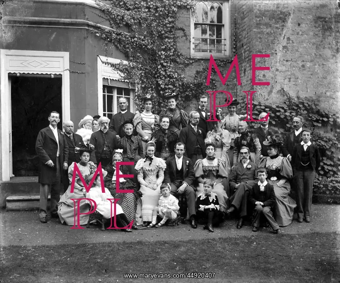 : Family Group at Sidcup Place : Family Group at Sidcup Place