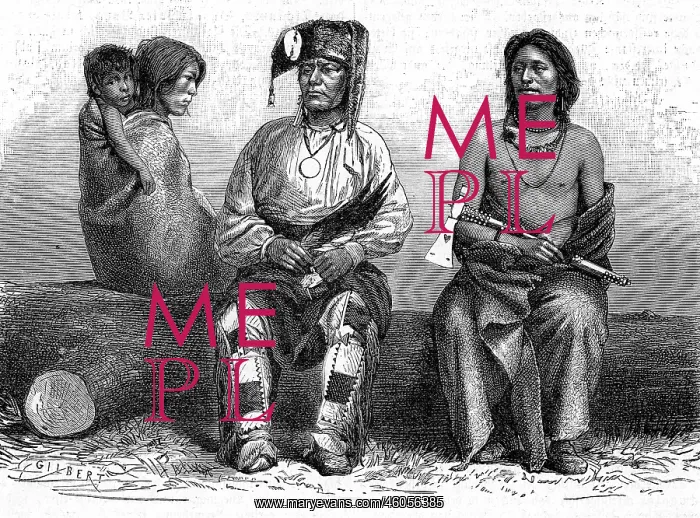 : A family of Native Americans : A family of Native Americans