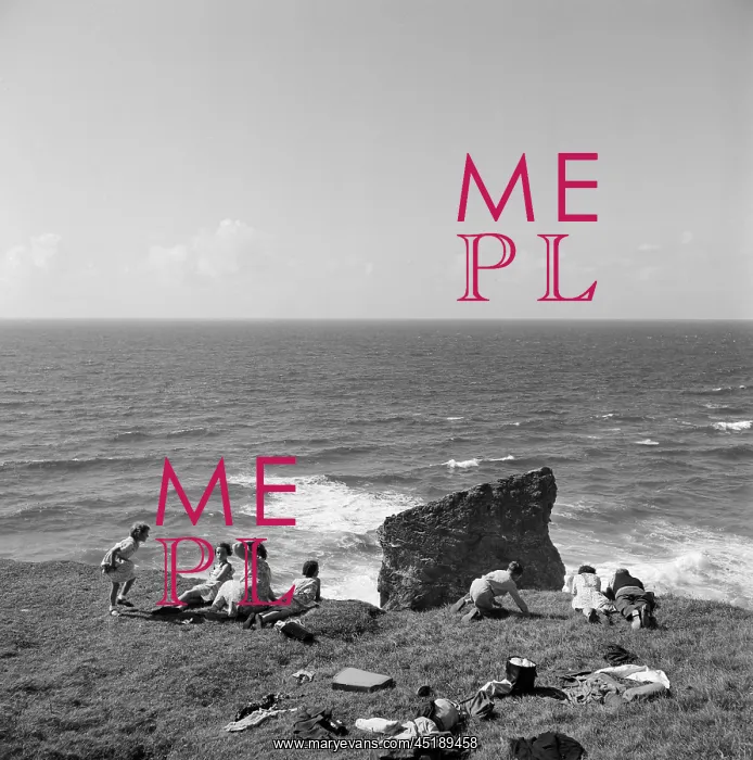 : Family picnic on a cliff : Family picnic on a cliff