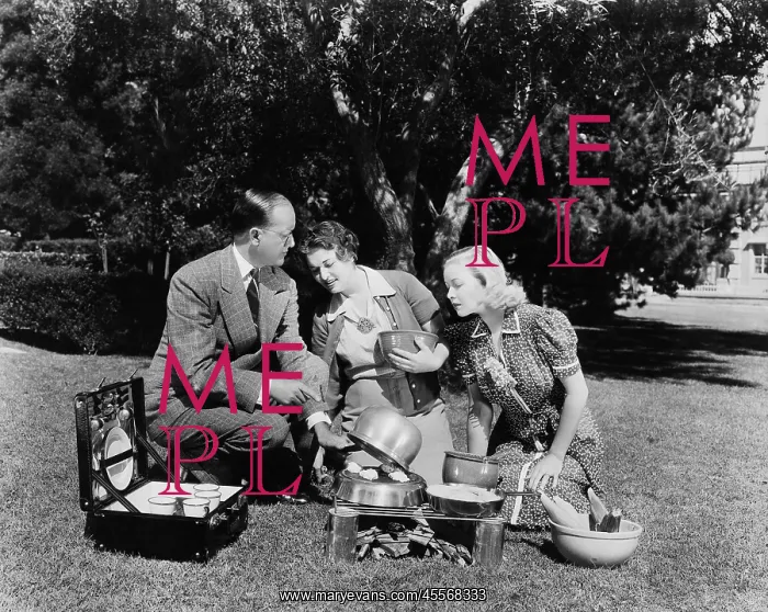 : Family picnic in the park : Family picnic in the park