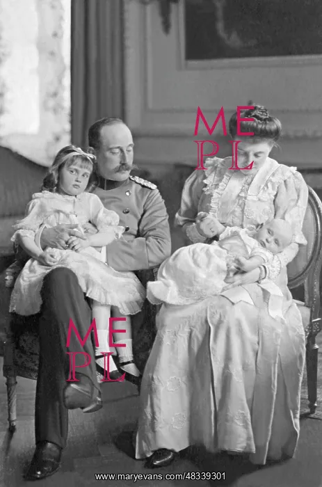 : The family of Prince Max of Baden, 1906 : The family of Prince Max of Baden, 1906