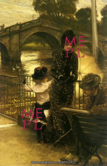 : Family By the Thames, by Tissot : Family By the Thames, by Tissot