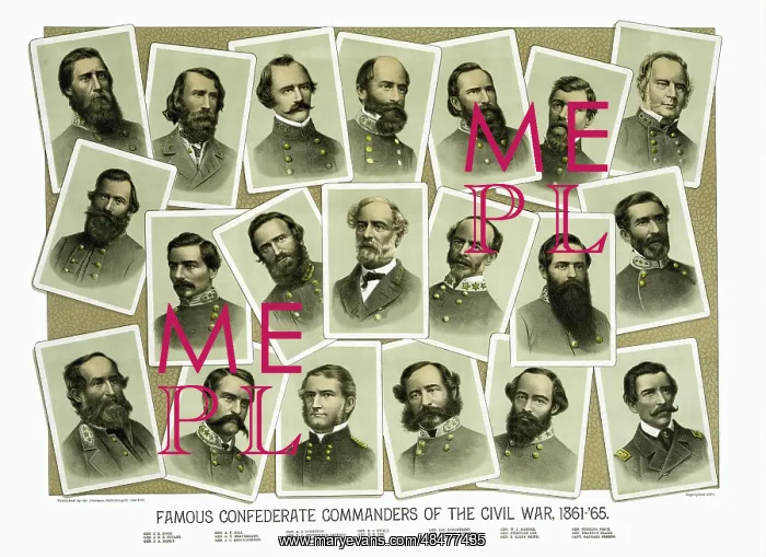: Famous Confederate commanders of the Civil War, 1861-1865 : Famous Confederate commanders of the Civil War, 1861-1865