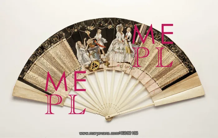 : Fan with an allegory on the marriage of Archduke : Fan with an allegory on the marriage of Archduke