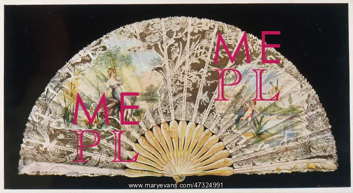 : Fan with Fairies : Fan with Fairies