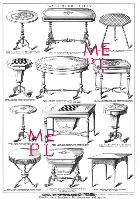 : Fancy Wood Tables, Plate 101.5 : Fancy Wood Tables, Plate 101.5