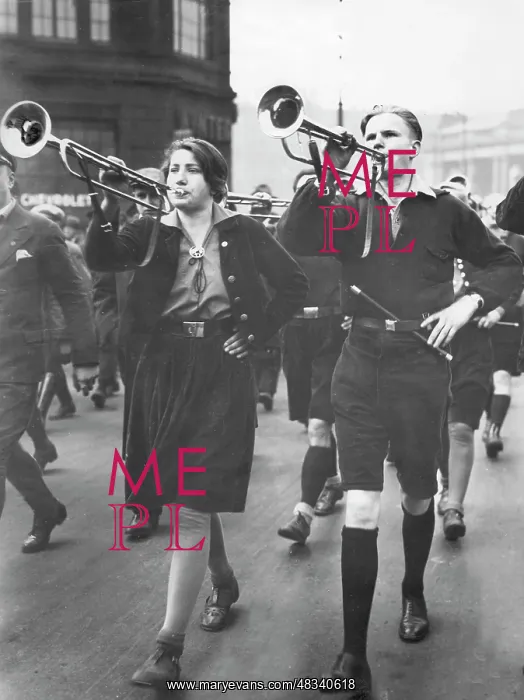 : Fanfare blowers of the Iron Front, 1932 : Fanfare blowers of the Iron Front, 1932