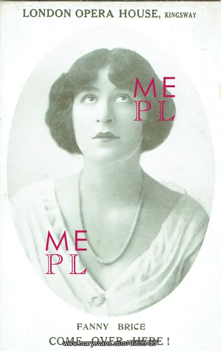 : Fanny Brice in Come Over Here by Mizner and Pemberton : Fanny Brice in Come Over Here by Mizner and Pemberton