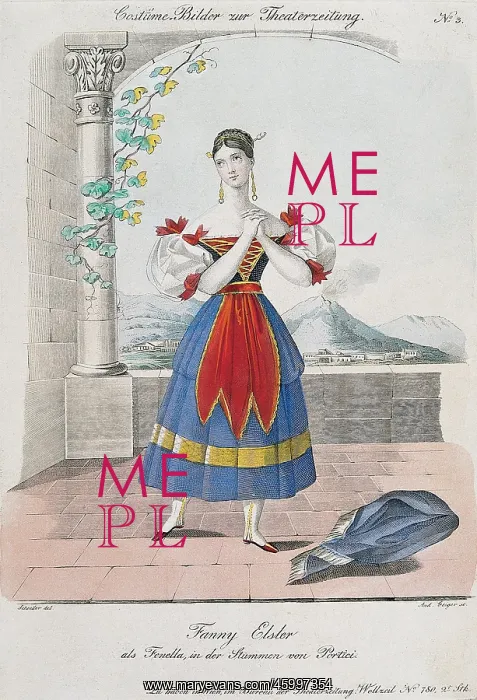 : Fanny Elssler as Fenella : Fanny Elssler as Fenella