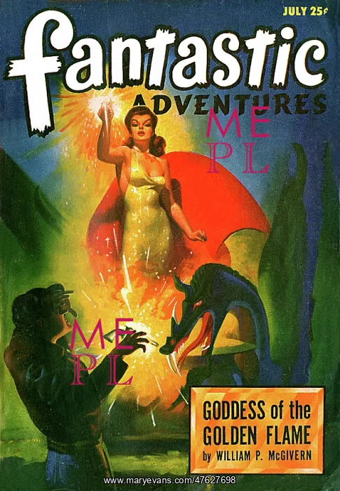 : Fantastic Adventures, Goddess of the Golden Flame : Fantastic Adventures, Goddess of the Golden Flame