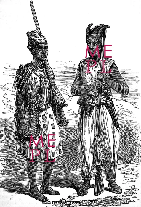 : Fante Soldiers serving with the British against the Ashanti : Fante Soldiers serving with the British against the Ashanti