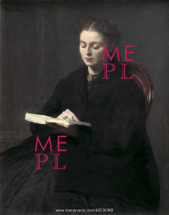 : FANTIN-LATOUR, Henri. Reading : FANTIN-LATOUR, Henri. Reading