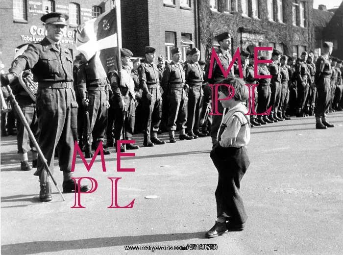 : Farewell parade of the Danish army in Itzehoe : Farewell parade of the Danish army in Itzehoe