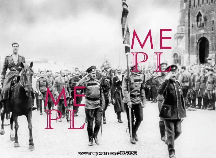 : Farewell to troops in Moscow, 1917 : Farewell to troops in Moscow, 1917