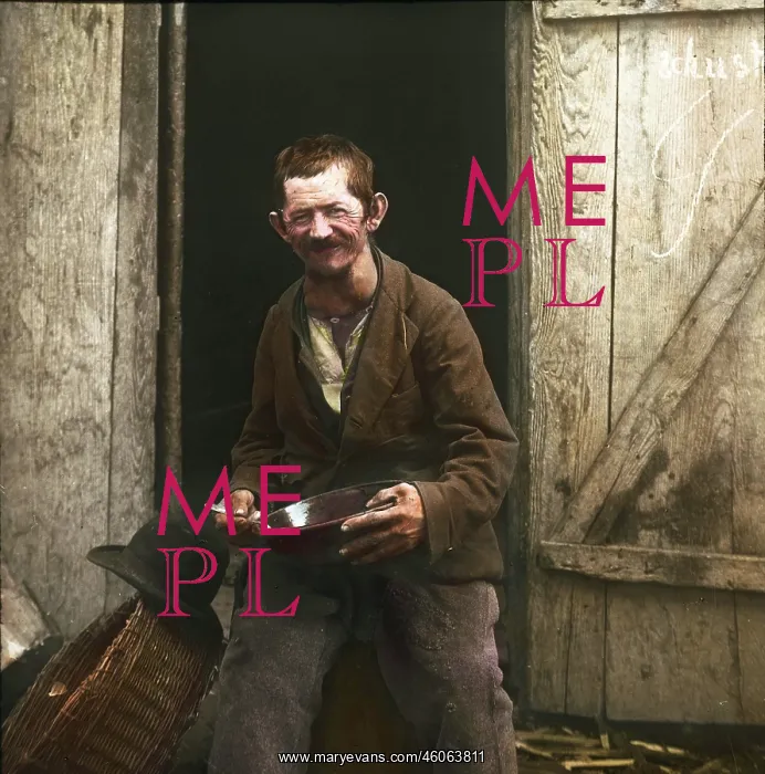 : Farm servant with a struma : Farm servant with a struma