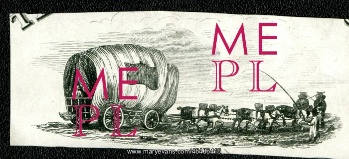  : Farm wagon and eight horses