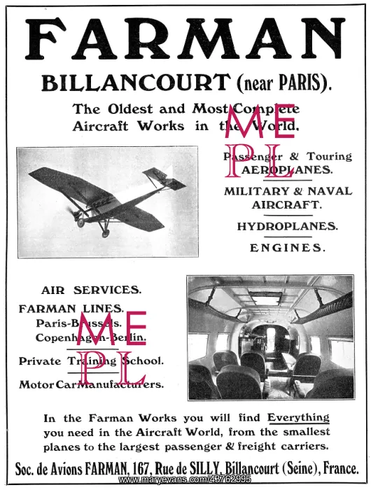  : Farman Aircraft 1929