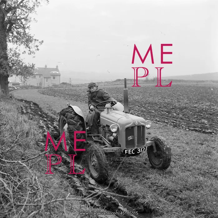 : Farmer Driving Tractor : Farmer Driving Tractor