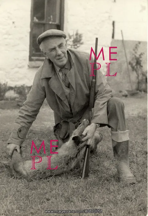  : Farmer with fox