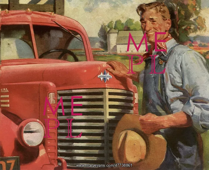  : Farmer and Pick-up Truck