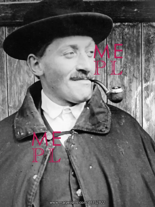 : Farmer with a pipe, 1939 : Farmer with a pipe, 1939