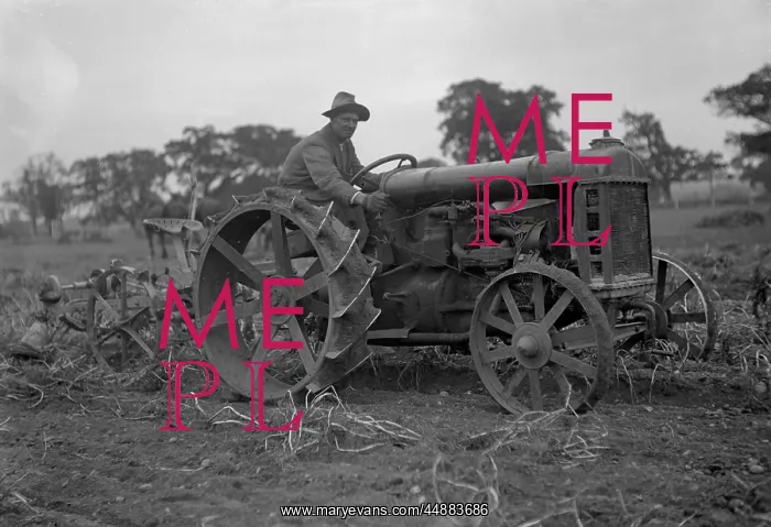 : FARMER ON HIS TRACTOR : FARMER ON HIS TRACTOR