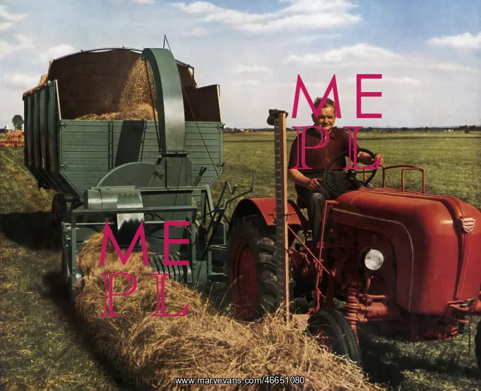 : Farmer with tractor : Farmer with tractor