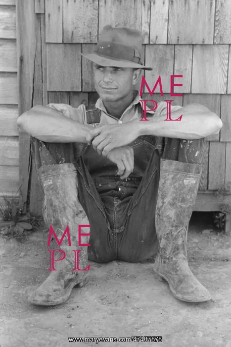 : Farmer on Vale-Owyhee irrigation project. Malheur County, Or : Farmer on Vale-Owyhee irrigation project. Malheur County, Or