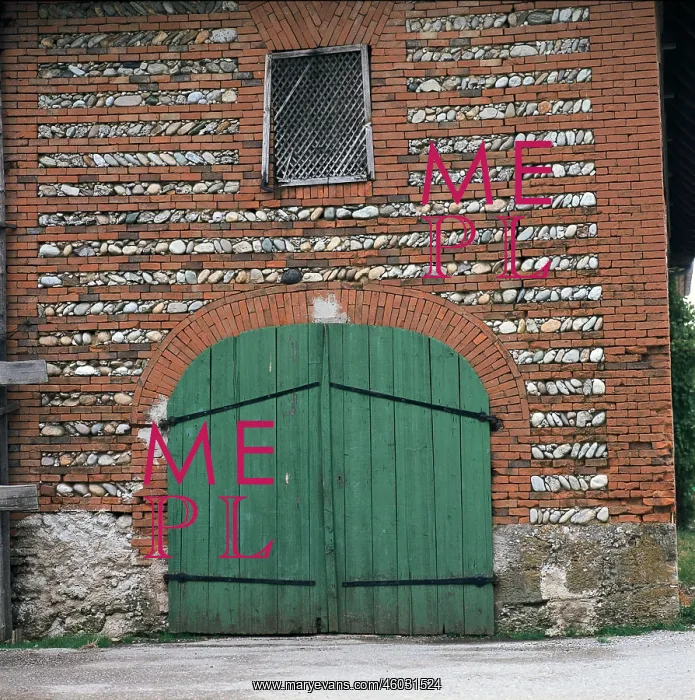 : Farmhouse with a so called murus romanus facade, Rems in St : Farmhouse with a so called murus romanus facade, Rems in St
