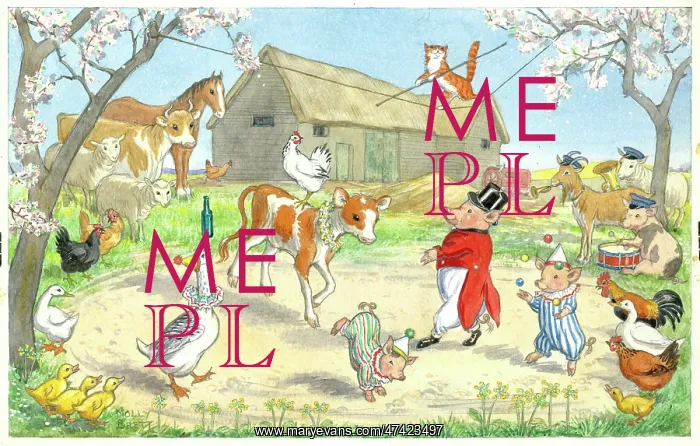 : Farmyard circus by Molly Brett : Farmyard circus by Molly Brett