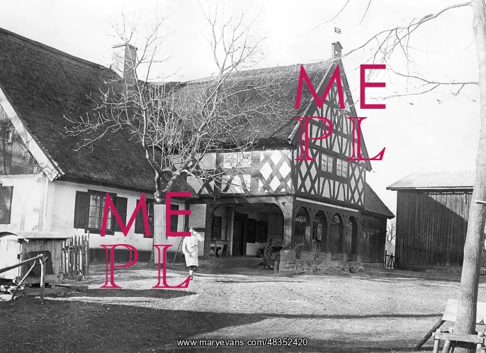: Farmyard on the German-Polish border in Grossweiden : Farmyard on the German-Polish border in Grossweiden