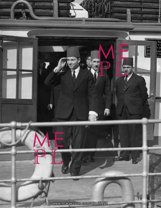 : Faruk I of Egypt, 1936 : Faruk I of Egypt, 1936