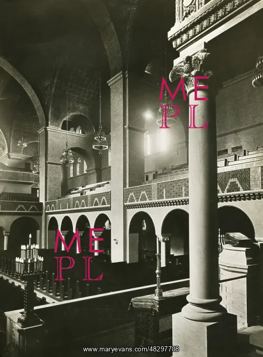 : Fasanenstrasse Synagogue in Berlin, 1914 : Fasanenstrasse Synagogue in Berlin, 1914