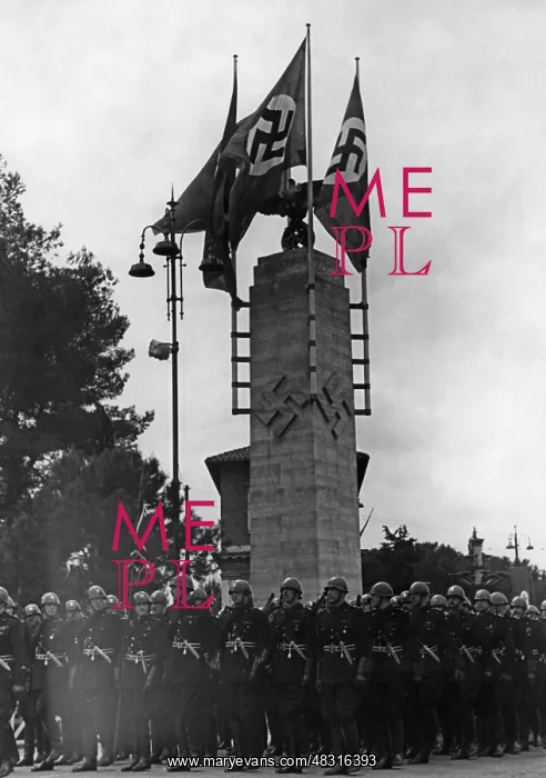 : Fascist delegation from Italy in Berlin, 1938 : Fascist delegation from Italy in Berlin, 1938