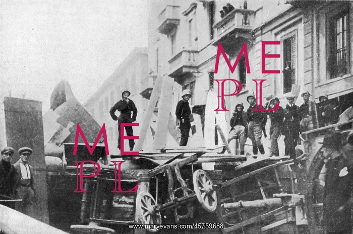 : FASCIST HQ BARRICADED : FASCIST HQ BARRICADED