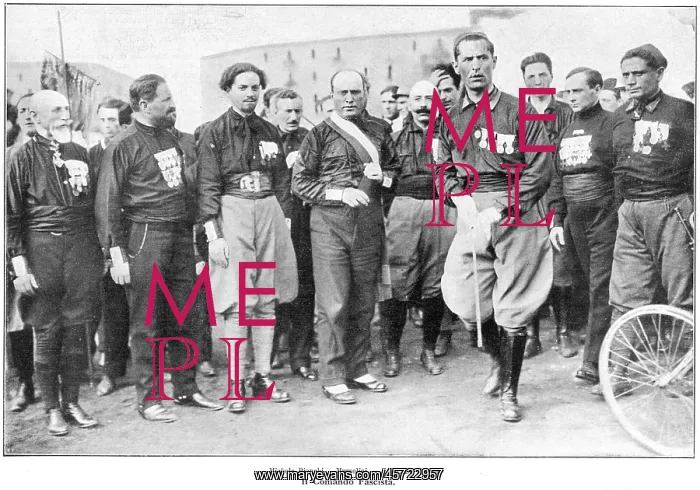 : Fascists at Napoli, Italy : Fascists at Napoli, Italy