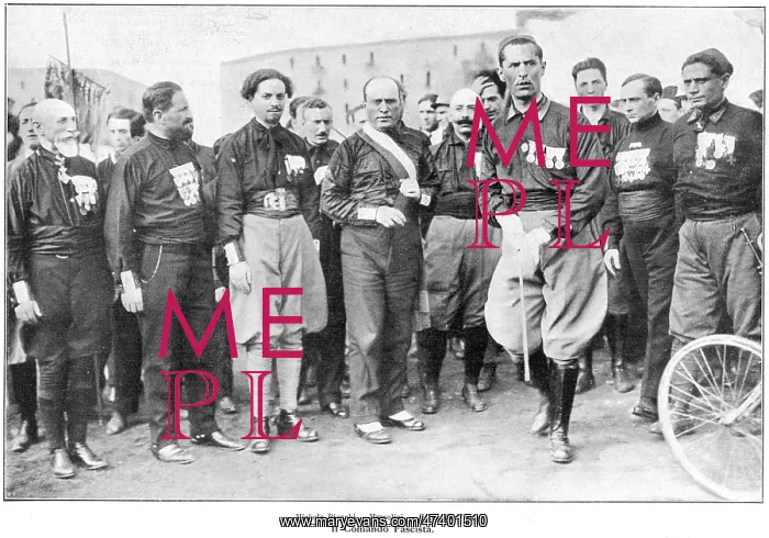 : Fascists at Napoli, Italy : Fascists at Napoli, Italy