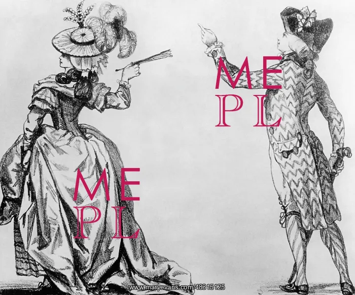 : Fashion, around 1790 : Fashion, around 1790