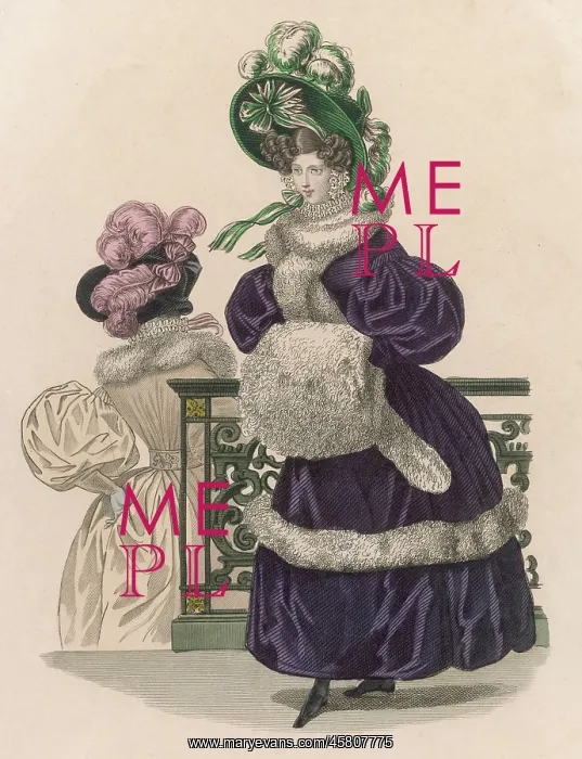 : Fashion December 1830 : Fashion December 1830