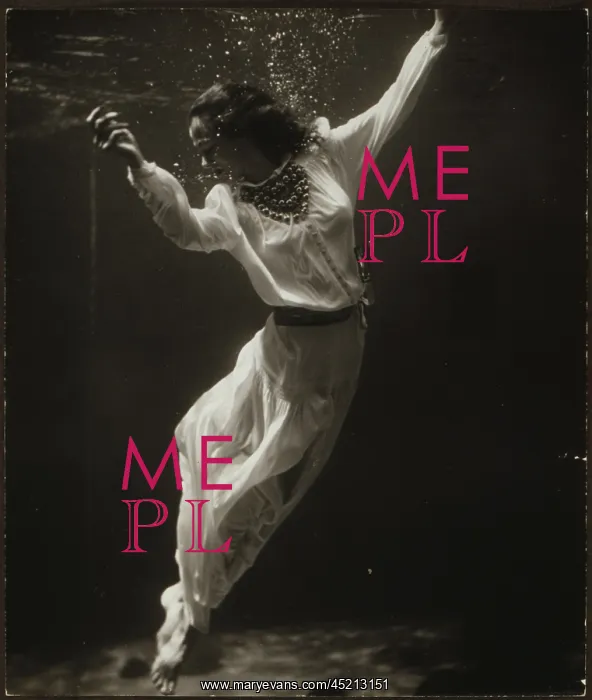 : Fashion model underwater in dolphin tank, ? : Fashion model underwater in dolphin tank, ?