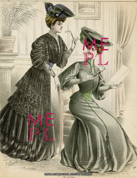 : Fashion Plate from 1905 : Fashion Plate from 1905