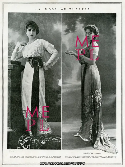 : Fashion at the threatre 1912 : Fashion at the threatre 1912