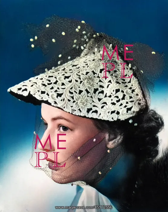 : Fashionable 1950s Hat : Fashionable 1950s Hat